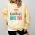 Book Fair Queen Comfort Colors Sweatshirt Blue Spruce