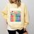 Book Flower Radicalized By Basic Decency Feminist Leftist Comfort Colors Sweatshirt Blue Spruce