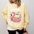 Book Girl Summer Skeleton Reading Books Lovers Beach Comfort Colors Sweatshirt Blue Spruce