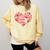Book Heart Cute Read Book Reading Librarian Across America Comfort Colors Sweatshirt Blue Spruce