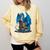 Book Lover Bookworm Reading Books Dragon Premium Tri-Blend Comfort Colors Sweatshirt Blue Spruce