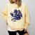 Book Lover Dragon Reading Cool Fantasy Women Girls Kids Men Comfort Colors Sweatshirt Blue Spruce