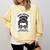 Book Lover What Happens At Book Club Stays Messy Bun Girls Comfort Colors Sweatshirt Blue Spruce