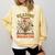Book Lover Reading Bookish Floral Reading Powers Imagination Comfort Colors Sweatshirt Blue Spruce