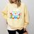 Book Lover Reading Penguin Comfort Colors Sweatshirt Blue Spruce