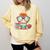 Book Lover Reading Platypus Comfort Colors Sweatshirt Blue Spruce