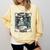Book Lover Skeleton Reading Love Books Not People Comfort Colors Sweatshirt Blue Spruce