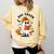 Book Worm Halloween Costume For Book Lovers Comfort Colors Sweatshirt Blue Spruce