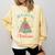 All Booked For Christmas Tree Book Bookish Christmas Comfort Colors Sweatshirt Blue Spruce