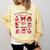 All Booked For Valentine's Day Book Lover Bookworm Bookish Comfort Colors Sweatshirt Blue Spruce