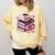 All Booked For Valentine's Teacher Coquette Bow Coffee Book Comfort Colors Sweatshirt Blue Spruce