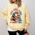 Books Coffee & Yarn Lover My Favorite Things Comfort Colors Sweatshirt Blue Spruce