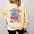 Books Fireworks And Freedom 4th Of July Book Lover Comfort Colors Sweatshirt Blue Spruce