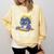 Books Are My Greatest Treasure Kawaii Dragon Reading Books Comfort Colors Sweatshirt Blue Spruce