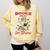 Books Are My LoveLanguage Cupid Valentines Comfort Colors Sweatshirt Blue Spruce