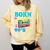 Born In The 80's But 90's Made Me Nostalgia Cassette Tape Premium Tri-Blend Comfort Colors Sweatshirt Blue Spruce