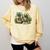 Botanical Garden Plants With Books Comfort Colors Sweatshirt Blue Spruce