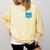 Bytes Of Memories Digital Nostalgia Concept Line Comfort Colors Sweatshirt Blue Spruce