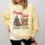 Candy Cane Book Club Holiday Party & Book Exchange Comfort Colors Sweatshirt Blue Spruce