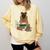 Capybara Glasses Reading Books Capybara Nerd Bookworm Comfort Colors Sweatshirt Blue Spruce