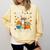 Cat Fall In Love With Reading Book Lover Autumn Comfort Colors Sweatshirt Blue Spruce