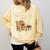 Cat Reading 6-7 Meme English Teacher Book Lover Humor Comfort Colors Sweatshirt Blue Spruce