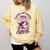 Cat Reading Is My Favorite Sport Retro Book Lover Comfort Colors Sweatshirt Blue Spruce