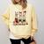 Christmas Three Llamas Reading Reading Books Llama Lover Comfort Colors Sweatshirt Blue Spruce