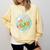 Clownfish Anemonefish Bubbles Water Frutiger Aero Y2K Style Comfort Colors Sweatshirt Blue Spruce