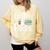 Coffee And Books Comfort Colors Sweatshirt Blue Spruce