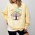 Color Our World Summer Reading Program 2025 Trippy Book Tree Comfort Colors Sweatshirt Blue Spruce