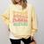 Colorful Dogs Books Plants Repeat Comfort Colors Sweatshirt Blue Spruce