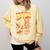 Comic Book Superhero Fall Season Leaf Blower Comfort Colors Sweatshirt Blue Spruce