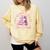 Coquette Aesthetic Bow Buy Me Books & Tell Me I'm Pretty Comfort Colors Sweatshirt Blue Spruce