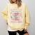 In My Cozy Iced Coffee And Books Era Comfort Colors Sweatshirt Blue Spruce