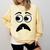 Creepy Face Carrot Halloween Book Character Costume Comfort Colors Sweatshirt Blue Spruce