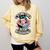 Crying Over Book Boyfriends Comfort Colors Sweatshirt Blue Spruce