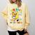Cute 100 Days In The Books Groovy Boy Girl Teacher Comfort Colors Sweatshirt Blue Spruce
