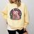 Cute Axolotl Reading Books Cozy Night Aesthetic Comfort Colors Sweatshirt Blue Spruce