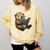 Cute Book Sea Otter Comfort Colors Sweatshirt Blue Spruce