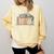 Cute Cat Sleeping On Books Comfort Colors Sweatshirt Blue Spruce
