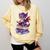 Cute Dragon Read Books Be Kind Stay Weird Book Lover Comfort Colors Sweatshirt Blue Spruce