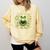 Cute Floral Frog Book Reading Comfort Colors Sweatshirt Blue Spruce Cute Floral Frog Book Reading Comfort Colors Sweatshirt Blue Spruce