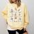 Cute Ghost Reading Books Teacher Halloween Reading Men Women Kids Comfort Colors Sweatshirt Blue Spruce