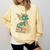 Cute Kawaii Dragon Fantasy Book Lover Book Nerd Comfort Colors Sweatshirt Blue Spruce