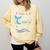 Cute Mermaid Librarian Teacher Dive Into A Good Book Reading Comfort Colors Sweatshirt Blue Spruce