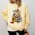Cute Reading Chicken With Glasses Books Bookworm Reader Book Comfort Colors Sweatshirt Blue Spruce