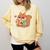 Cute Squirrel Reading A Book Lovers Anime Kawaii Women Kids Comfort Colors Sweatshirt Blue Spruce