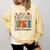 Cute Wildflower Book School Counseling Life School Counselor Comfort Colors Sweatshirt Blue Spruce