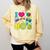 Dad I Love The 80's Retro 80s Nostalgia For Dad Comfort Colors Sweatshirt Blue Spruce